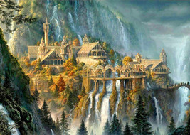 The Rivendell Waterfalls Cross Stitch Pattern***LOOK*** - $2.95