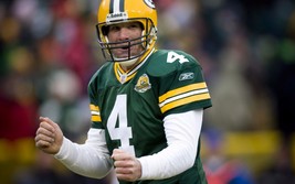 Brett Favre Green Bay 24X36 inch poster, NFL, quarterback - £15.23 GBP