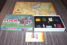 Vintage 2003 RISK The World Conquest Board Game COMPLETE with Golden Token - £31.28 GBP