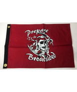 Flappin&#39; Flags Prepare to be Boarded Pirate 12&quot; x 18&quot; Flag Double Sided ... - £11.44 GBP