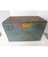 Vintage Carlco Portable Pic-Nik Metal Ice Chest No. 10 Carlisle Mfg co N... - $444.74 MXN