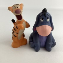 Disney Winnie The Pooh &amp; Friends 5&quot; Figures Lot Tigger Eeyore Rattle Toy Vintage - $14.80