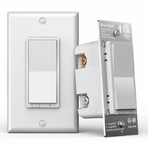 Z-Wave Plus Smart Dimmer Light Switch 3 Way | Built-In Z-Wave, And Alexa... - $50.97