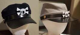 Gorillaz Cosplay Noodle&#39;s Hat Kepi or Gakuran Cap skull crossbones Demon... - $25.00