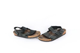 Vintage Birkenstock Womens 9 Distressed Suede Leather Heel Strap Sandals AS IS - £26.68 GBP