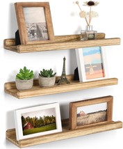 Emfogo Wall Shelves With Ledge 16&quot; X 9&quot; Wood Picture Shelf Rustic Floating - £29.69 GBP