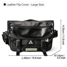 Hot Selling Oxford Male&#39;s Messenger Bags Simple Cycling Sports Black Breathable  - £65.40 GBP
