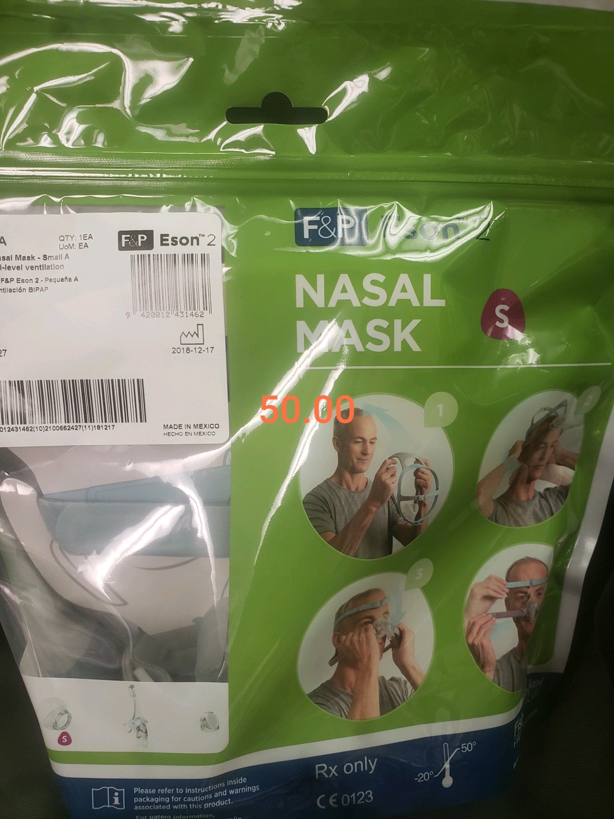 Fisher & Paykel Eson 2 Nasal Cpap Mask *LARGE* - $50.00