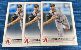 2022 Topps Tyler Gilbert  Lot of 3    RC Arizona Diamondbacks #130 Rookie Card - $1.50