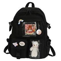NEW Cute Women Backpacks Waterproof Multi-Pocket Nylon School Backpack for Stude - £30.55 GBP