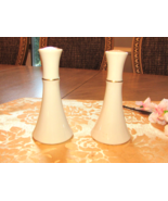 Lenox Ivory Baronet Collection Salt &amp; Pepper Shakers 4.75&quot;H USA Special - $9.85