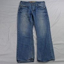 Big Star 32 x 30 Pioneer Bootcut Light Wash Bold Stitch Denim Jeans - £23.56 GBP