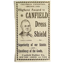 Canfield Rubber Co Worlds Fair 1894 Advertisement Victorian Fashion ADBN... - €16,98 EUR