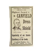 Canfield Rubber Co Worlds Fair 1894 Advertisement Victorian Fashion ADBN... - $19.99