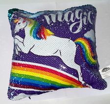 Cra-Z-Art Shimmer n Sparkle Sequin Unicorn Pillow - £7.19 GBP