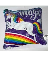 Cra-Z-Art Shimmer n Sparkle Sequin Unicorn Pillow - $9.00