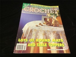 Decorative Crochet Magazine January 2000 Lots of Round Mats &amp; Table Toppers - £8.49 GBP