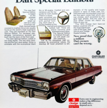 1974 Dodge Dart Special Edition Advertisement Automobilia Vintage DWX10A - $456.12 MXN