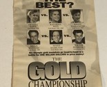 Gold Championship Print Ad Advertisement Brian Boitano Kristi Yamaguchi ... - £4.66 GBP