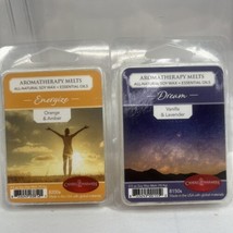 (2) CANDLE WARMERS ETC. Aromatherapy Scented Wax Melt Dream &amp; Energize 2.5oz - £7.95 GBP
