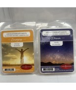 (2) CANDLE WARMERS ETC. Aromatherapy Scented Wax Melt Dream &amp; Energize 2... - $9.99