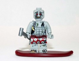 Minifigure Custom Toy Surf Zombie Horror Movie - £4.23 GBP