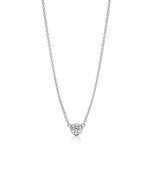14 K Diamond By The Yard Necklace - $253.44