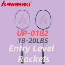 2022 Kawasaki 1 Pair Of Badminton Racket 1U Aluminum Alloy Fe Badminton Racquet  - £113.72 GBP
