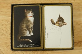Vintage Playing Cards CHESSIE CAT Chesapeake Ohio Railroad Advertising Complete - £42.88 GBP