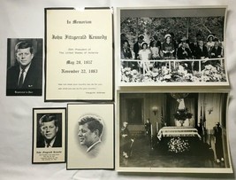5 John F Kennedy JFK Lies In State Queen Elizabeth Photos Memorial Praye... - $79.99