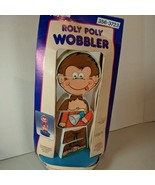 Vintage Enco Play-Time Roly Poly Wobbler Monkey Fire Chief 356-3723 - $16.04