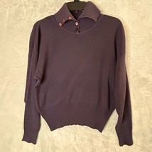 Vintage Nils Size Pullover Wool Blend Mock Neck Sweater Nordic Ski size ... - $32.18