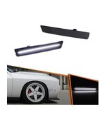 For Dodge Challenger 15-23 Smoke White LED Front Bumper Side Marker Sign... - $13.52 CAD
