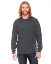 American Apparel Unisex Small Long Sleeve 100% Cotton Long Sleeve Faded ... - $7.99
