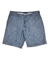 Polo Ralph Lauren Mens Prospect Shorts 36 Chinos Heathered Blue Chambray... - $22.27