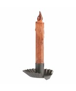 Window sill Candle Holder with battery candle in Black Tin - $34.17 CAD