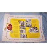 Aunt Jemina at Disneyland Unused Paper Placemat-Friendly Face of Aunt Je... - $20.57 CAD