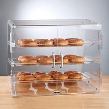 PASTRY SELF SERVE DISPLAY CASE 3 TRAY BAKERY DELI CONVENIENCE STORE CAND... - $359.99