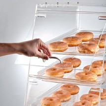 PASTRY SELF SERVE DISPLAY CASE 4 TRAY BAKERY DELI FRONT REAR DOORS DONUT... - £470.39 GBP