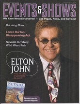 ELTON JOHN @ Events &amp; Shows Las Vegas Magazine July/August 2010 - £4.67 GBP