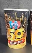 Icee 50TH Iceeversary Anniversary Reusable 3D Lenticular Cup 7 Eleven 32 Oz Rare - £14.36 GBP