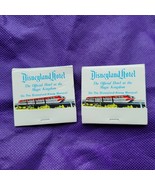 2 Vintage Matchbooks Disneyland Hotel Anaheim California Monorail Offici... - $721.31 MXN