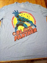 Marvel Black Panther T-Shirt Mens XL Short Sleeve Blue Retro Design - £8.22 GBP