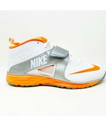 Nike Huarache Turf LAX White Orange Mens Size 9 Lacrosse Football 554869... - £63.90 GBP
