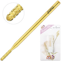 Professional Gold Round Bit Safety Nail Carbide Drill Bit Medium Grit - £12.53 GBP