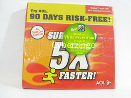 AOL Install CD Try AOL 5X Faster Factory Sealed Vintage - $13.98