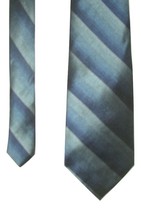 Arrow Men&#39;s 100% Silk Neck Tie Blue Striped 58.5&quot; - $6.25