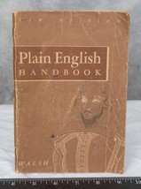 Vintage Llano Inglés Manual Por Walsh-A Completo Guide To Correctness 19... - £31.14 GBP