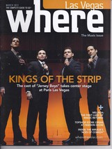 Jersey Boys, Melinda (Magic), Aces Of Comedy @ Where Las Vegas Magazine Mar 2012 - £3.88 GBP