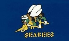 Sea Bees Flag - Sea Bees Banner - 3' X 5' Flag w/Grommets - $17.00